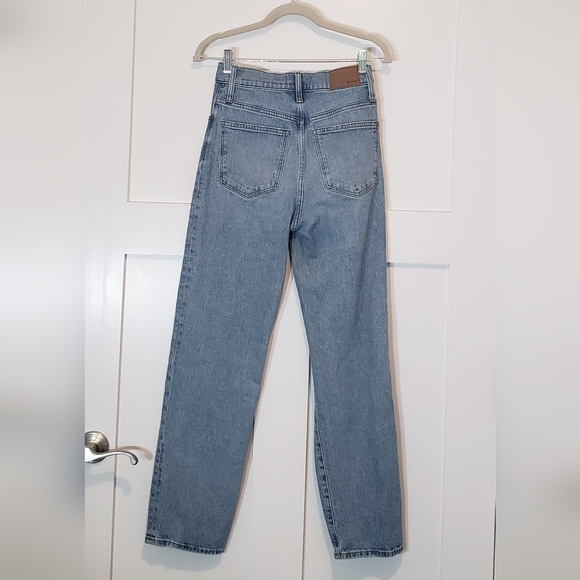 Madewell The Perfect Vintage Straight Jean Hi Rise Cotton Stretch Size 25 - Picture 7 of 12